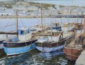 LAW Denys 1907-1981,Fishing boats, Newlyn Harbour,David Lay GB 2009-10-22