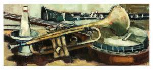 LAWLEY John Douglas,Duder Still Life with Trumpet,1956,Los Angeles Modern Auctions 2019-10-20
