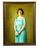 LAWLOR GEORGE W. 1878-1932,PORTRAIT OF A LADY,1914,Garth's US 2015-04-03