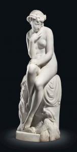 LAWLOR JOHN 1820-1901,A seated nymph,1859,Christie's GB 2016-11-29