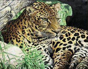 LAWLOR Stephanie,Close-up of Leopard Resting,1991,Clars Auction Gallery US 2009-05-03