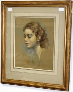 LAWRENCE Alfred Kingsley 1893-1978,Head of a girl,Bonhams GB 2011-10-19