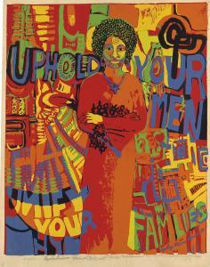 LAWRENCE CAROLYN MIMS 1940,Uphold Your Men.,1971,Swann Galleries US 2014-06-10
