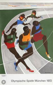 LAWRENCE Jacob 1917-2000,Olympische Spiele Muenchen,1972,Ro Gallery US 2014-11-20