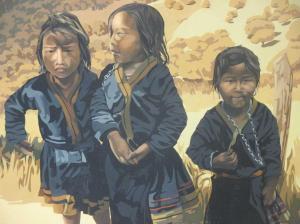 LAWRENCE Sandra 1945,Tibetan children,Cheffins GB 2020-06-11