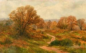 LAWSON Cecil Gordon 1851-1882,a pathway through open moorland,19th Century,John Nicholson 2022-10-05