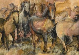 LAWSON JOAN 1943,Mustangs,Simpson Galleries US 2022-02-12