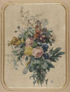 LAYS Jean Pierre 1825-1887,Fleurs en bouquet,Conan-Auclair FR 2021-12-16