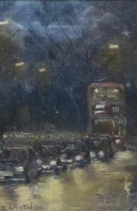 LAYTON IAN 1953,Rain & Rush Hour London,2004,David Duggleby Limited GB 2017-03-17
