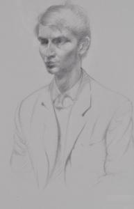 LAYZELL S.W,Portrait of a youngman,1956,Burstow and Hewett GB 2011-01-26