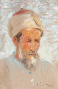 Lazar Ghelman 1887-1976,Cap de turc,1929,Artmark RO 2014-04-29