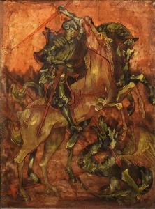 LAZAR ION,Motiv medieval,1997,GoldArt RO 2017-05-24