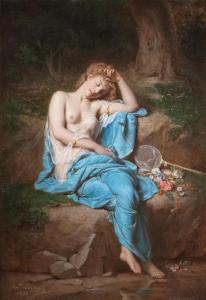 LAZERGES Hippolyte 1817-1887,A sleeping beauty,1872,Bonhams GB 2022-03-30