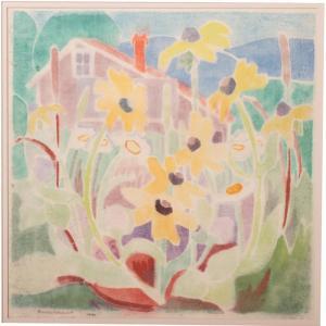 LAZZELL Blanche 1878-1956,Daisies,1932,Ripley Auctions US 2024-02-10