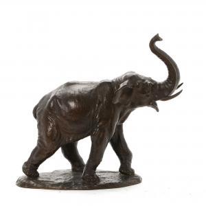 lazzeri,A patinated bronze figure of an elephant,Bruun Rasmussen DK 2015-08-30