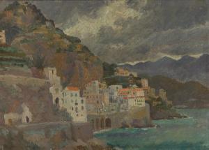 LE BAS Edward 1904-1966,Atrani, near Amalfi,Rosebery's GB 2023-11-29