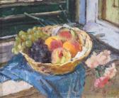 LE BAS Edward 1904-1966,Still life with a basket of fruit,Woolley & Wallis GB 2012-09-19