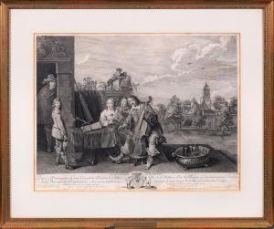 LE BAS Jacques Philippe 1707-1783,David Teniers et sa famille,Schloss DE 2018-12-08