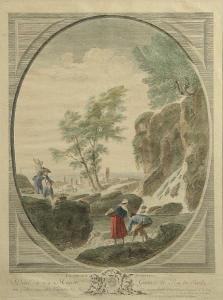 LE BAS Jacques Philippe 1707-1783,Le Source Abondante,1740,Bonhams GB 2009-02-22