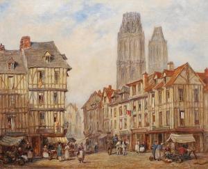 LE BOUEFF Pierre 1900-1920,'Rouen ('Tour de Beurre')'  'Pierre le Boeuff', in,Bonhams GB 2007-06-26