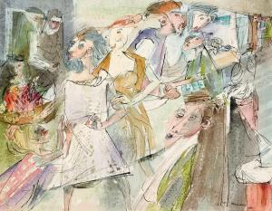 LE BROCQUY Louis 1916-2012,Tinkers Enter The City,1946,Sotheby's GB 2006-05-11