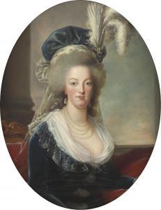 LE BRUN Elizabeth,Portrait de Marie-Antoinette,Christie's GB 2023-11-17