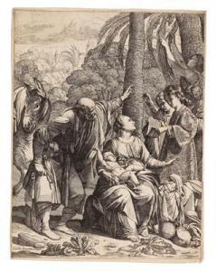 LE CLERC Jean 1587-1633,The Rest on the Flight to Egypt,Palais Dorotheum AT 2018-10-02