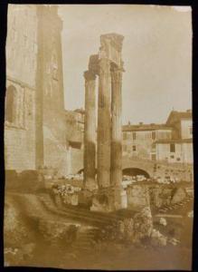 LE DIEN FIRMIN EUGENE 1817-1865,Castor et Pollux au centre du Forum,1852,Daguerre FR 2021-07-03