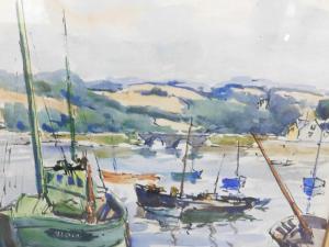 LE FORESTIER Rene 1903-1972,Boats on calm waters,Golding Young & Co. GB 2022-08-24