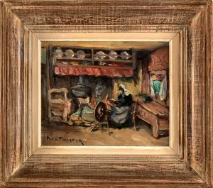 LE FORESTIER Rene 1903-1972,Bretonne au rouet,Adjug'art FR 2024-07-06