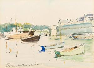 LE FORESTIER Rene 1903-1972,Harbour Scene,Rowley Fine Art Auctioneers GB 2018-09-11