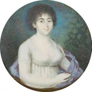 LE GAY Pierre Etienne 1758-1815,Femme à la robe blanche,Joron-Derem FR 2019-04-19