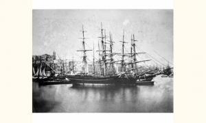 LE GRAY Gustave 1820-1882,voiliers dans le port de sète,1857,Tajan FR 2004-10-25