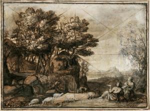 LE LORRAIN Claude Gellee 1600-1682,Landscape towards Mount Parnassus,Sotheby's GB 2024-01-31
