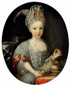 LE MARCHAND Guillaume 1673-1719,Portrait de jeune fille,1710,Rouillac FR 2009-06-07