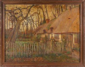 LE MEILLEUR Georges 1861-1945,Autumn in Normandy,Eldred's US 2022-10-20