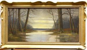 LE MON John,River Landscape,Clars Auction Gallery US 2009-03-07