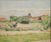 LE ROUX Henri 1872-1942,Village dans les dunes,1939,Brussels Art Auction BE 2021-06-29