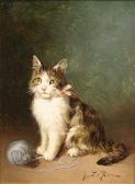 LE ROY Jules Gustave 1856-1921,Kitten with a Ball of Yarn,William Doyle US 2007-09-26