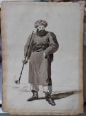 LE THIèRE Guillaume,Study of an Arab holding a Pipe,Tooveys Auction GB 2016-07-13