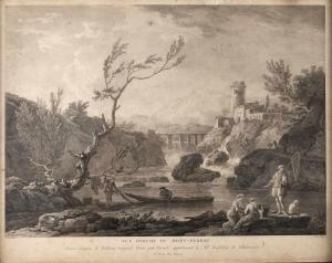 LE VEAU Jean Jacques,Am Mount-Ferrat Blick entlang eines reißenden Gebi,1780,Mehlis 2018-05-24
