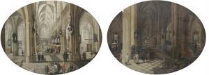 LE VIEUX PIETER NEEFS,The interior of Antwerp cathedral by day; and The ,Christie's 2009-01-22