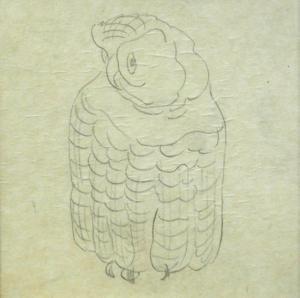 LEACH Bernard Howell 1887-1979,Owl design,Cheffins GB 2016-01-28