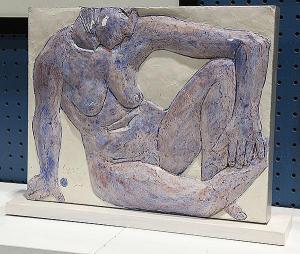LEACH Prudence 1900-1900,"Purple Nude,1985,Clars Auction Gallery US 2015-02-21