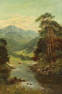 LEADER Charles 1868-1940,River Landscape,Clars Auction Gallery US 2021-08-15