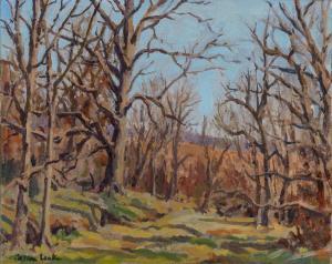 LEAKE Eugene W 1911-2005,Autumn Trees,1972,William Doyle US 2023-03-01