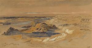 LEAR Edward 1812-1888,The River Nile at Abou Seir, the Second Cataract, ,1867,Bonhams GB 2024-03-14