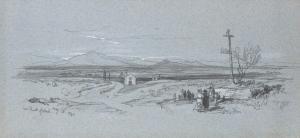 LEAR Edward 1812-1888,VIEW NEAR MONTO ROTONDO, ITALY,1840,Sotheby's GB 2013-07-03