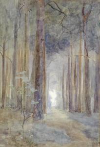 LEARED Olive 1880-1936,A woodland path,Bonhams GB 2015-06-09