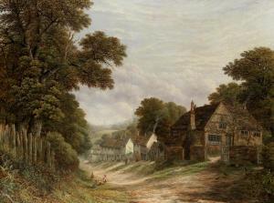 LEAVER Charles 1824-1888,Milton's Cottage, Chalfont St. Giles, Buckinghamsh,1869,Bonhams 2022-03-09